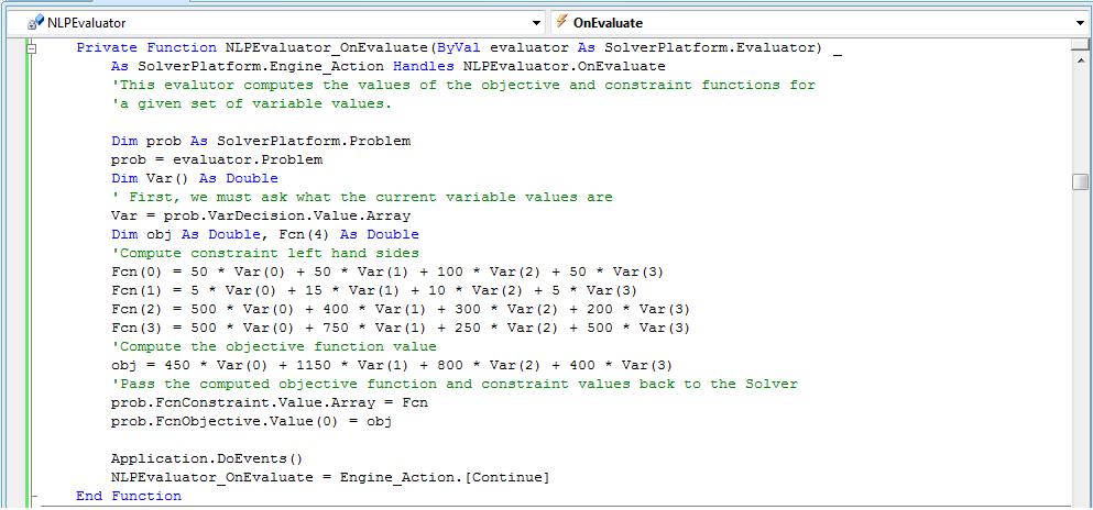 Visual Basic Code Samples